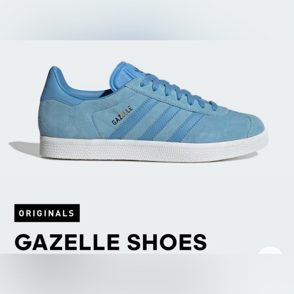 Adidas Gazelle Clear Blue Sneakers